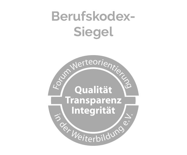 Berufskodex-Siegel des Forum Werteorientierung in der Weiterbildung (FWW) e.V.